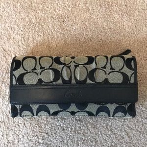 Black coach wallet